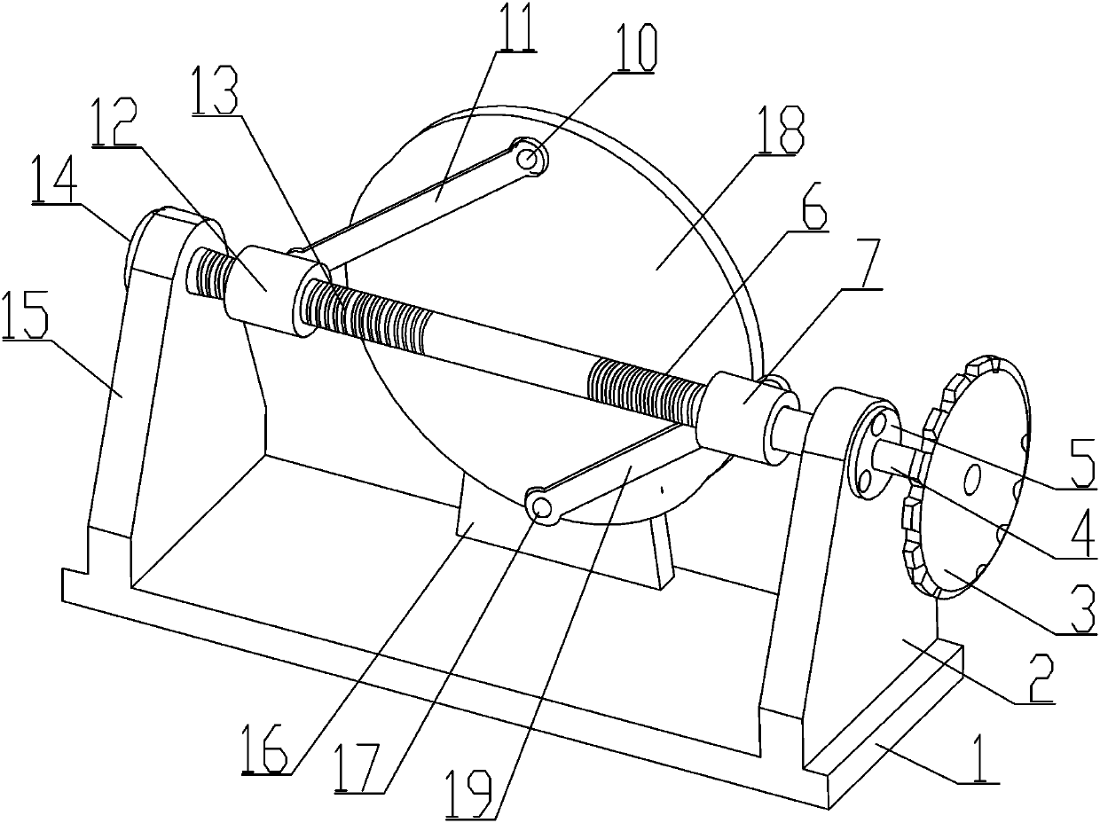 High-precision indexing turntable for outer circle equal-indexing drilling of tubular parts and operation method