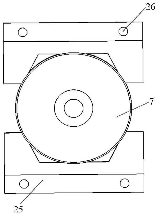 A kind of pedal force simulation device based on magnetorheological