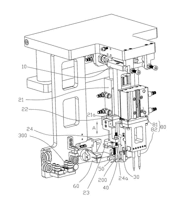 Automatic insertion device of firework lead