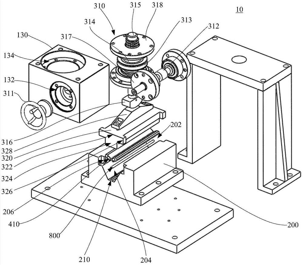 Clamping and force-measuring device for slow-wave components