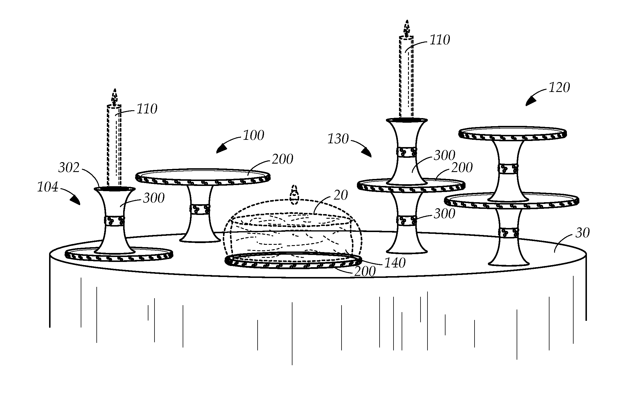 Perfect pedestal plate system