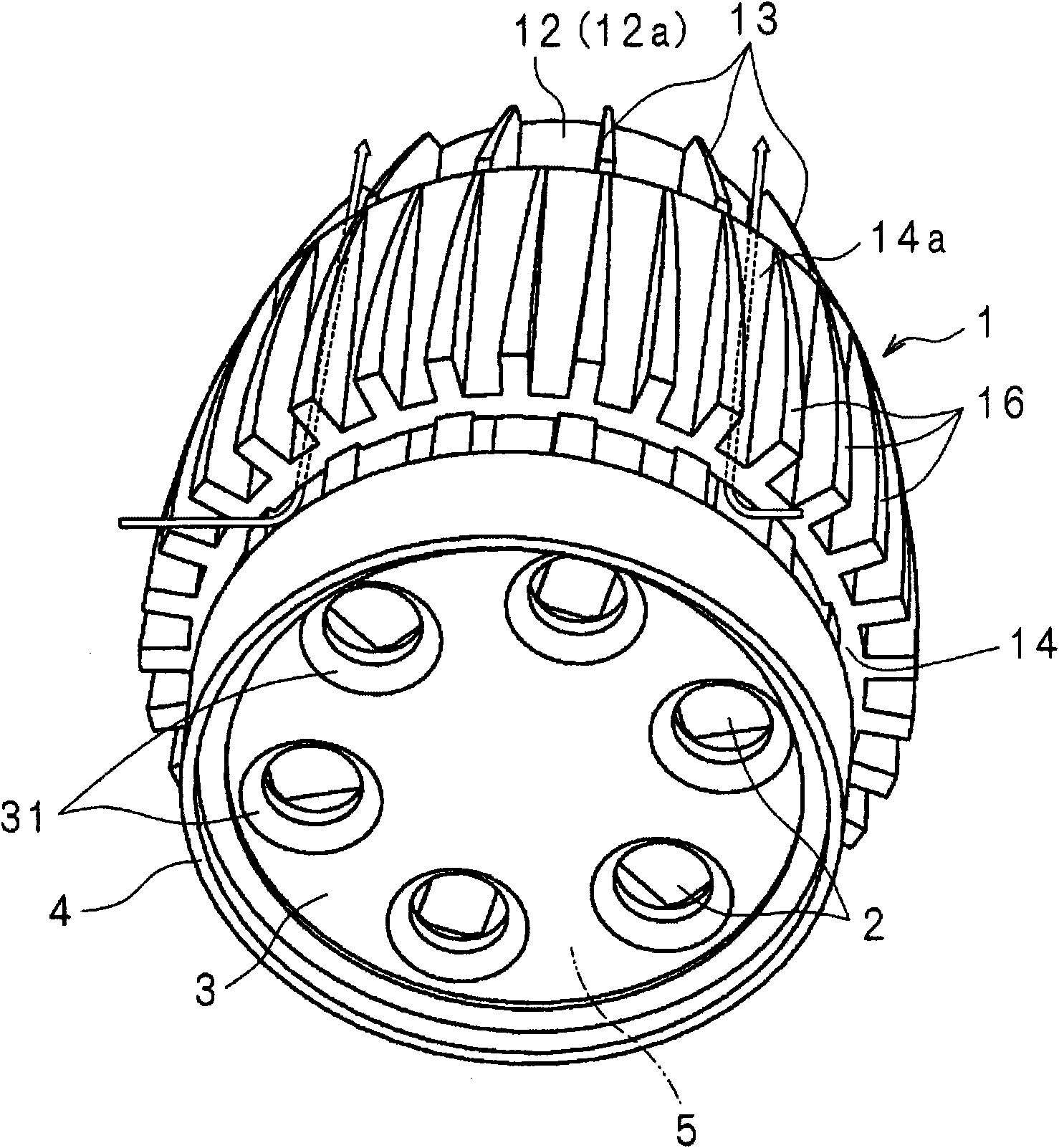 Radiator, and lighting device