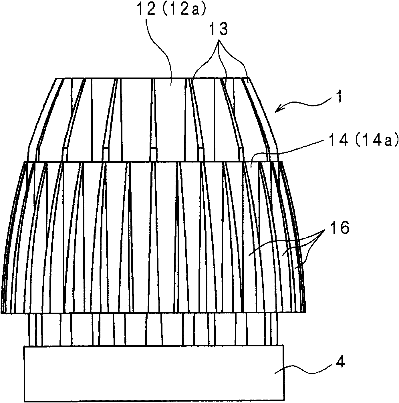 Radiator, and lighting device