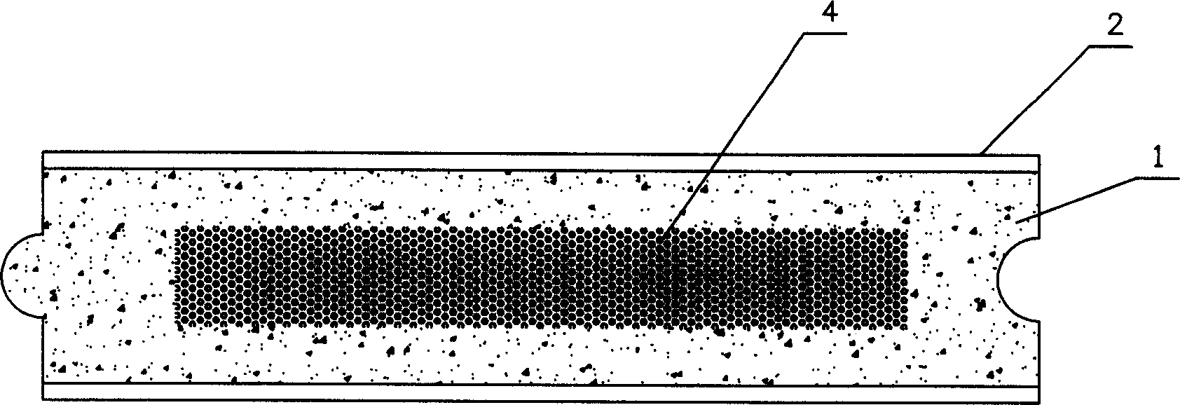 Light composite external wall panel and manufacturing method thereof