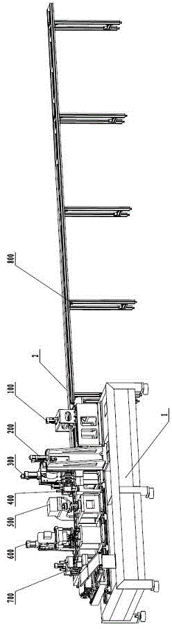 Hinge machining host and machining method