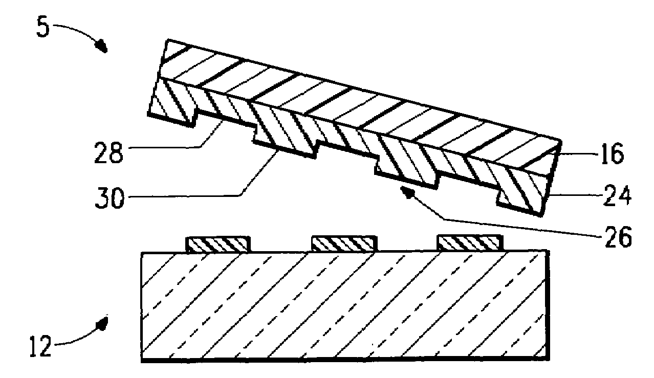 Method to form a pattern of functional material on a substrate