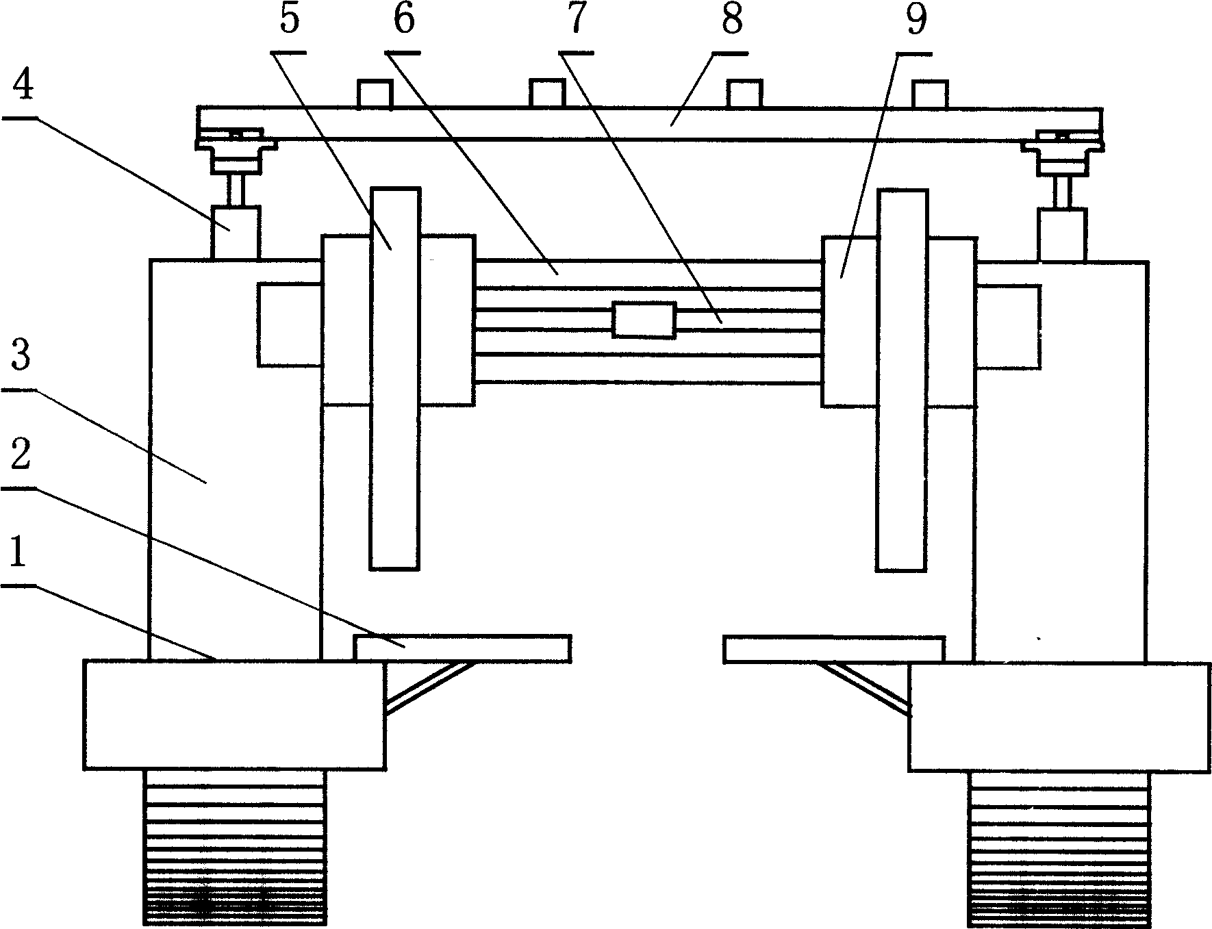 Gantry type self-walking roofbolter