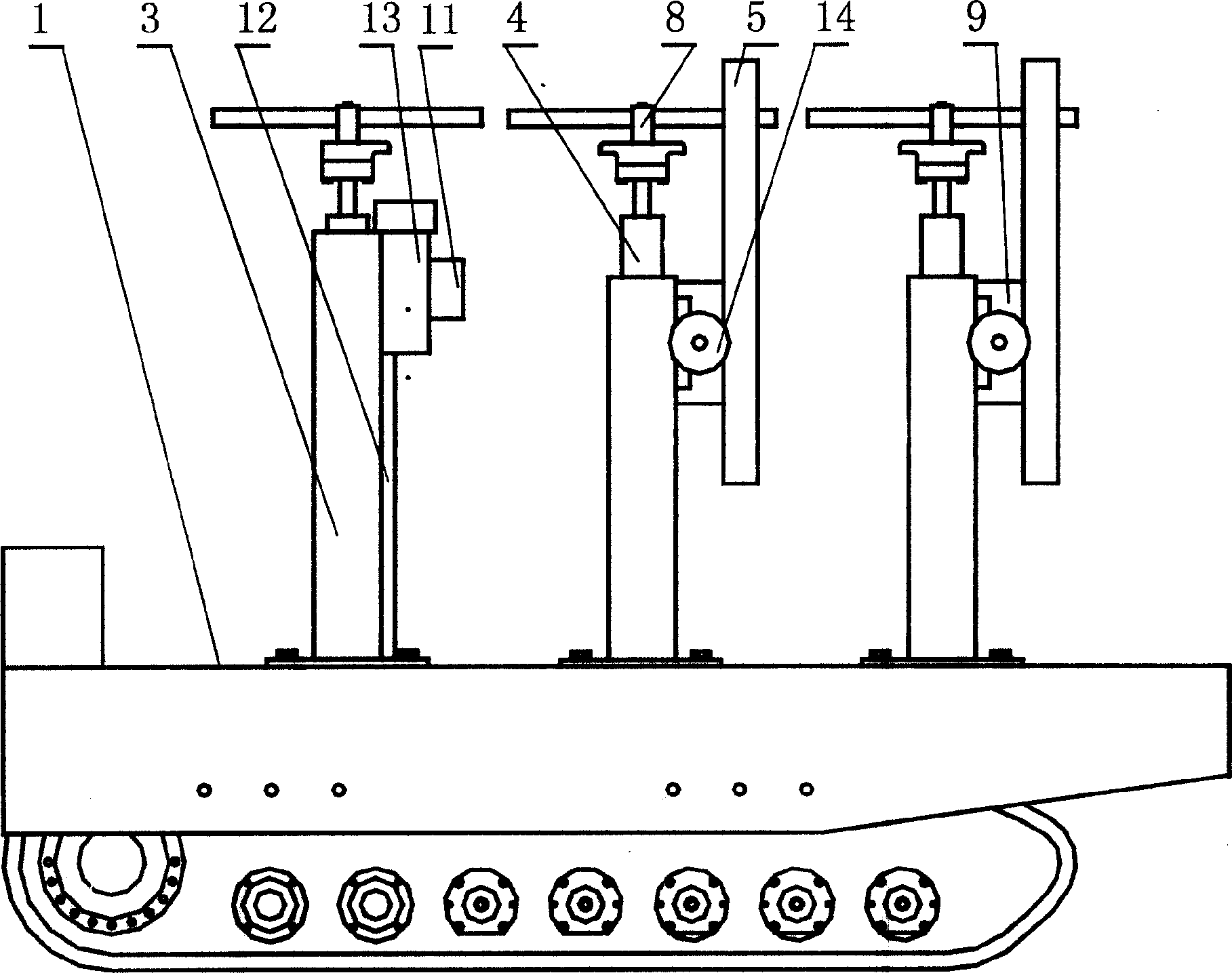 Gantry type self-walking roofbolter