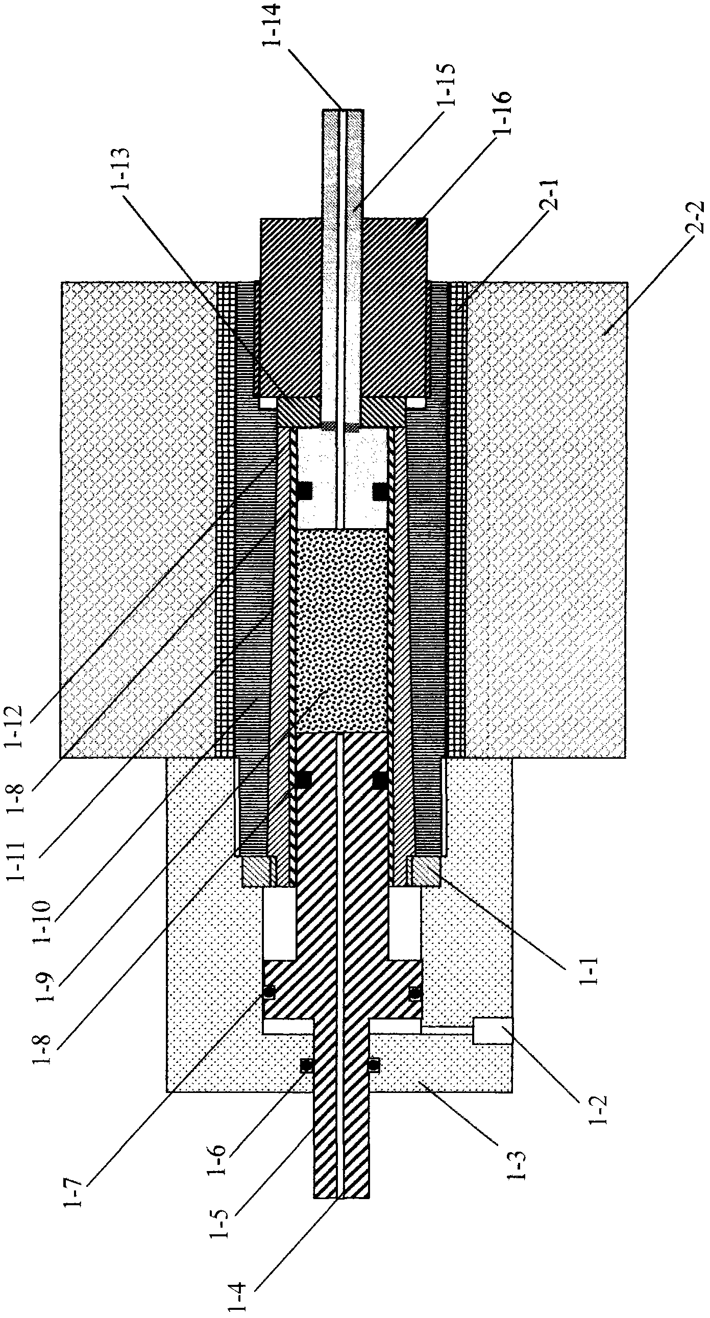 Diagenesis simulation experimental apparatus