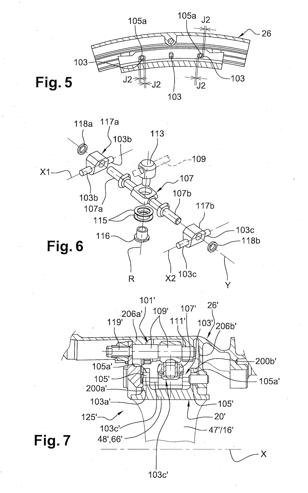 Assembly for a spreader connection between a turbine casing and a turbine engine ring element