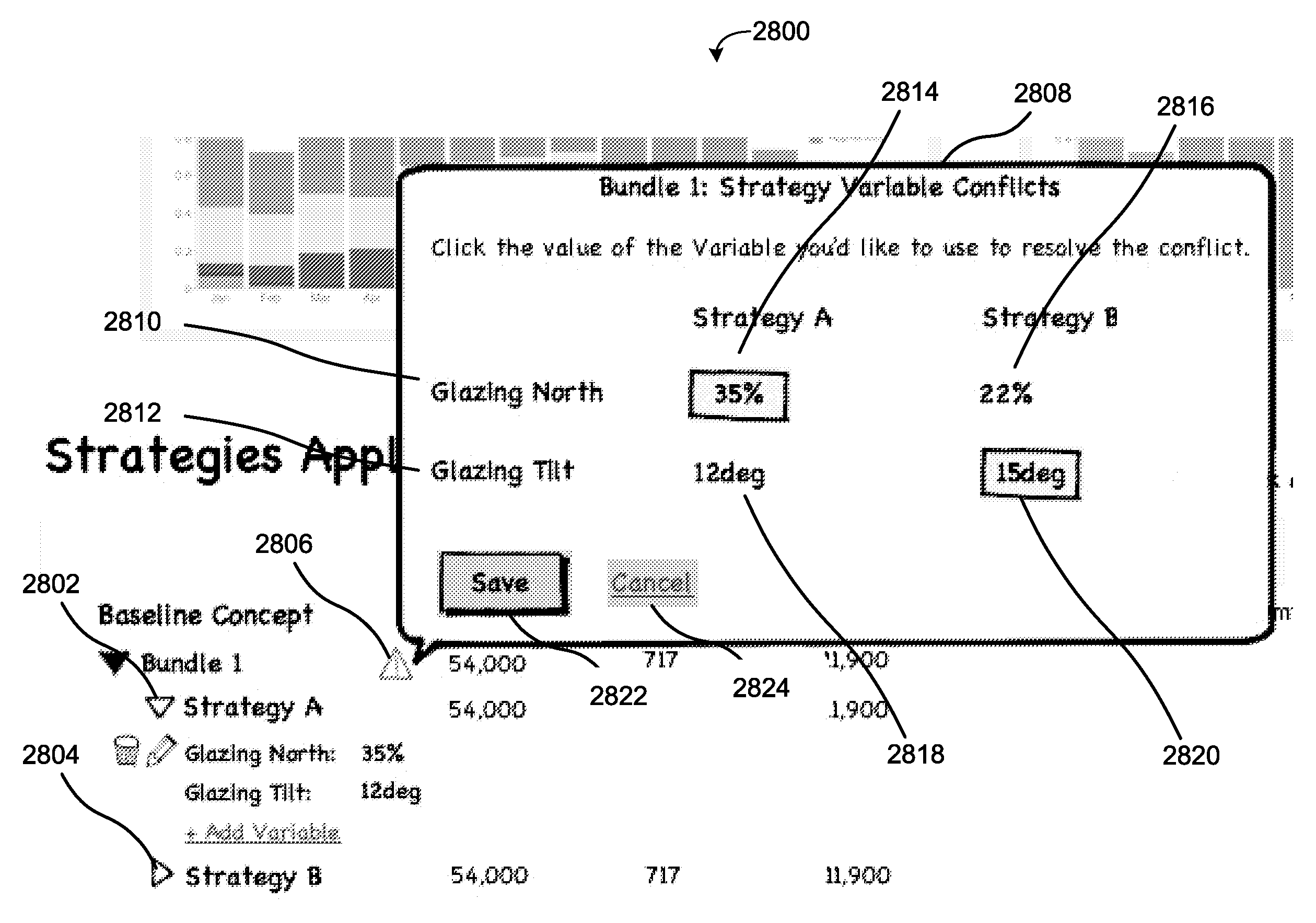 System and method for analyzing and designing an architectural structure using bundles of design strategies applied according to a priority