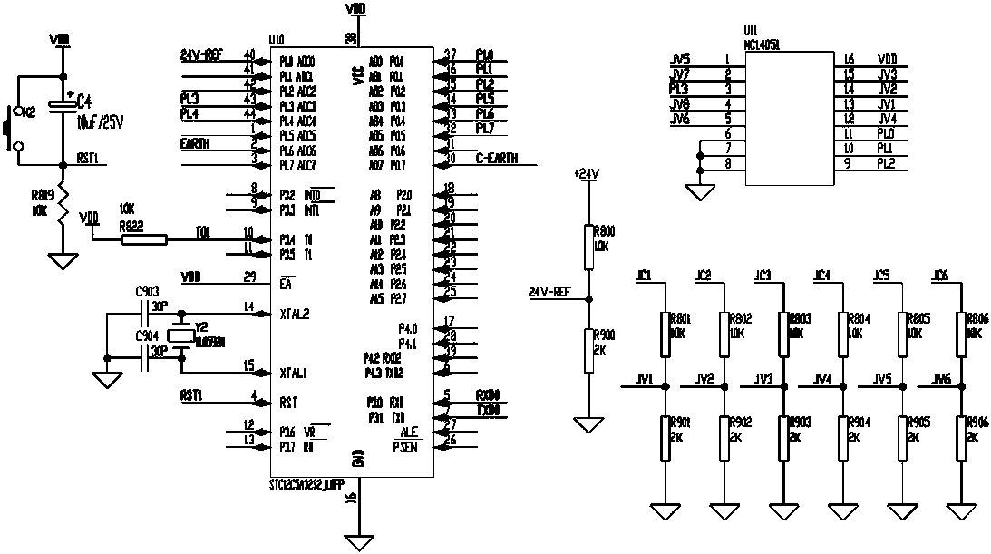 A multi-wire circuit module isolated from each other