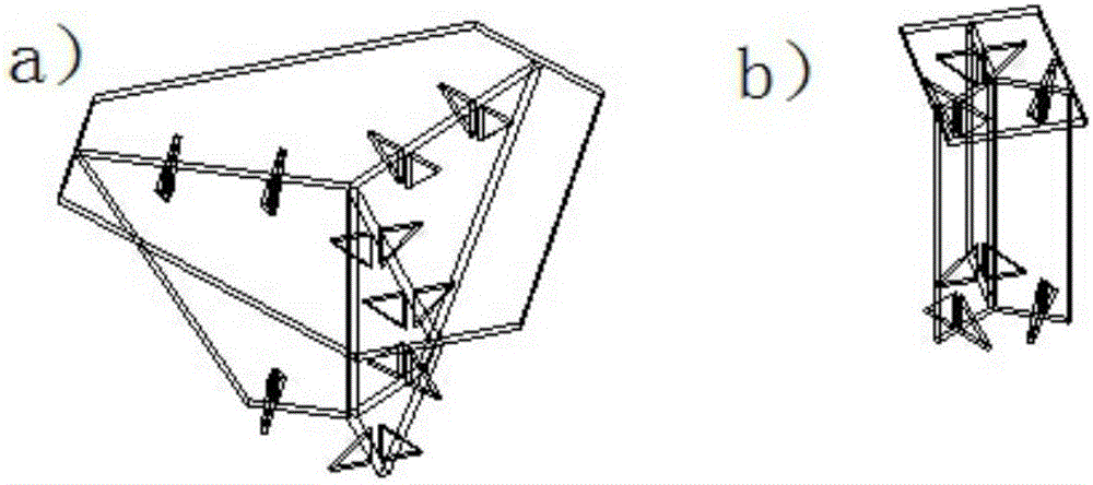 Inverted umbrella-shaped regular polygon steel structure module and installing method thereof