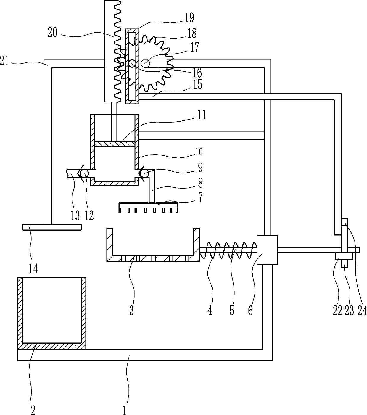 Disinfecting compressing device for stainless steel product for medical treatment