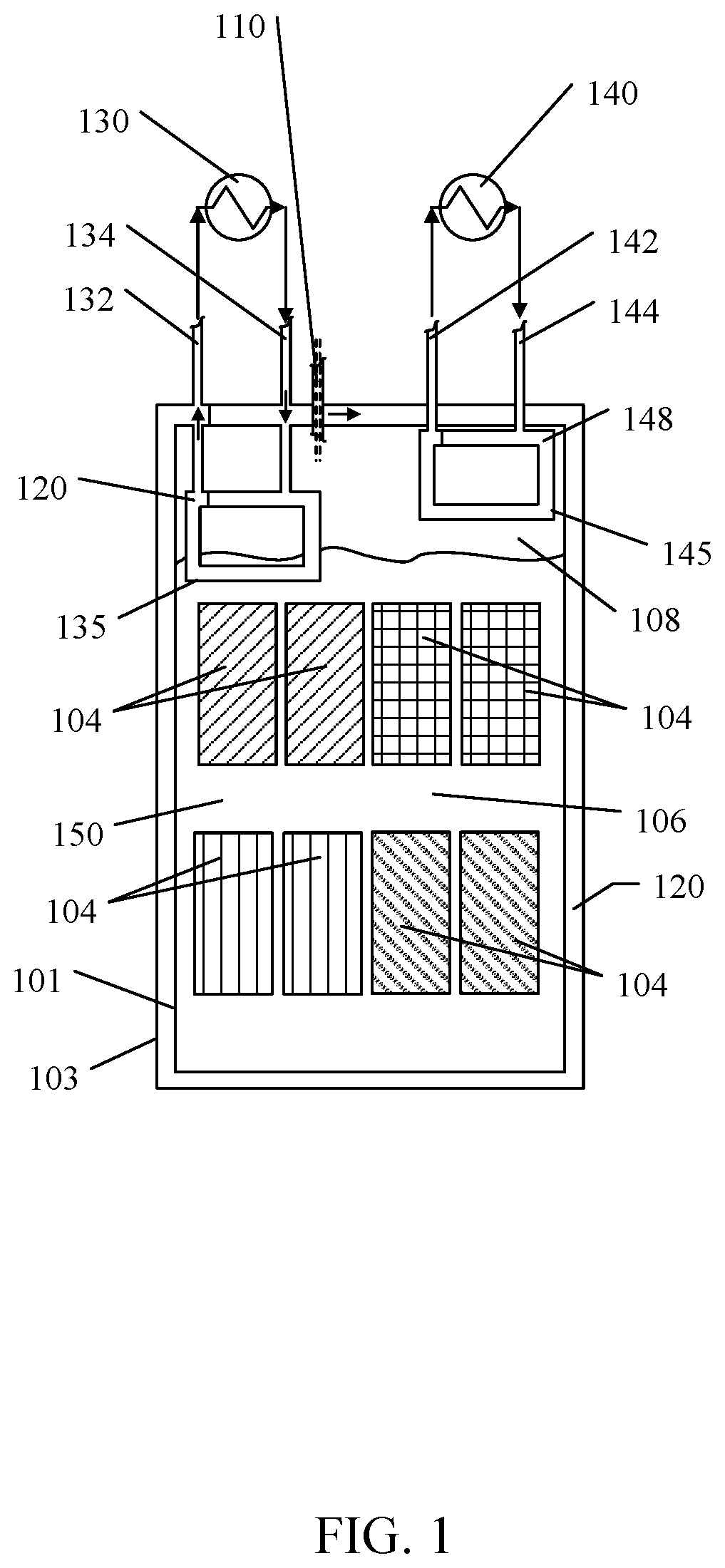 System and method for fluid cooling of electronic devices installed in an enclosure