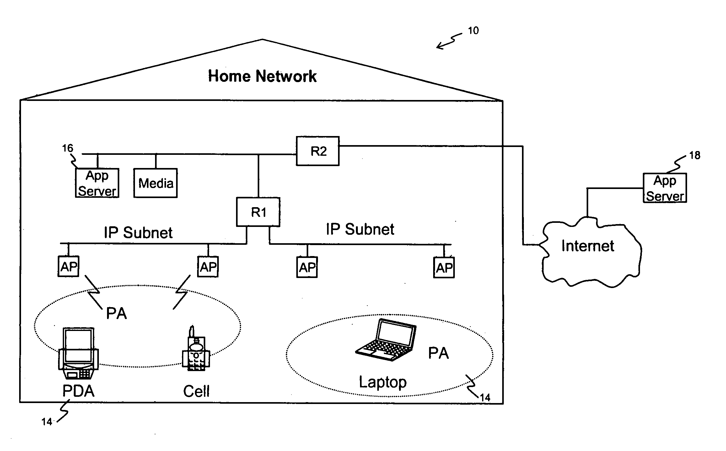 Application session resumption in mobile environments