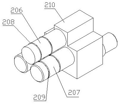 Packaging barrel shaping device