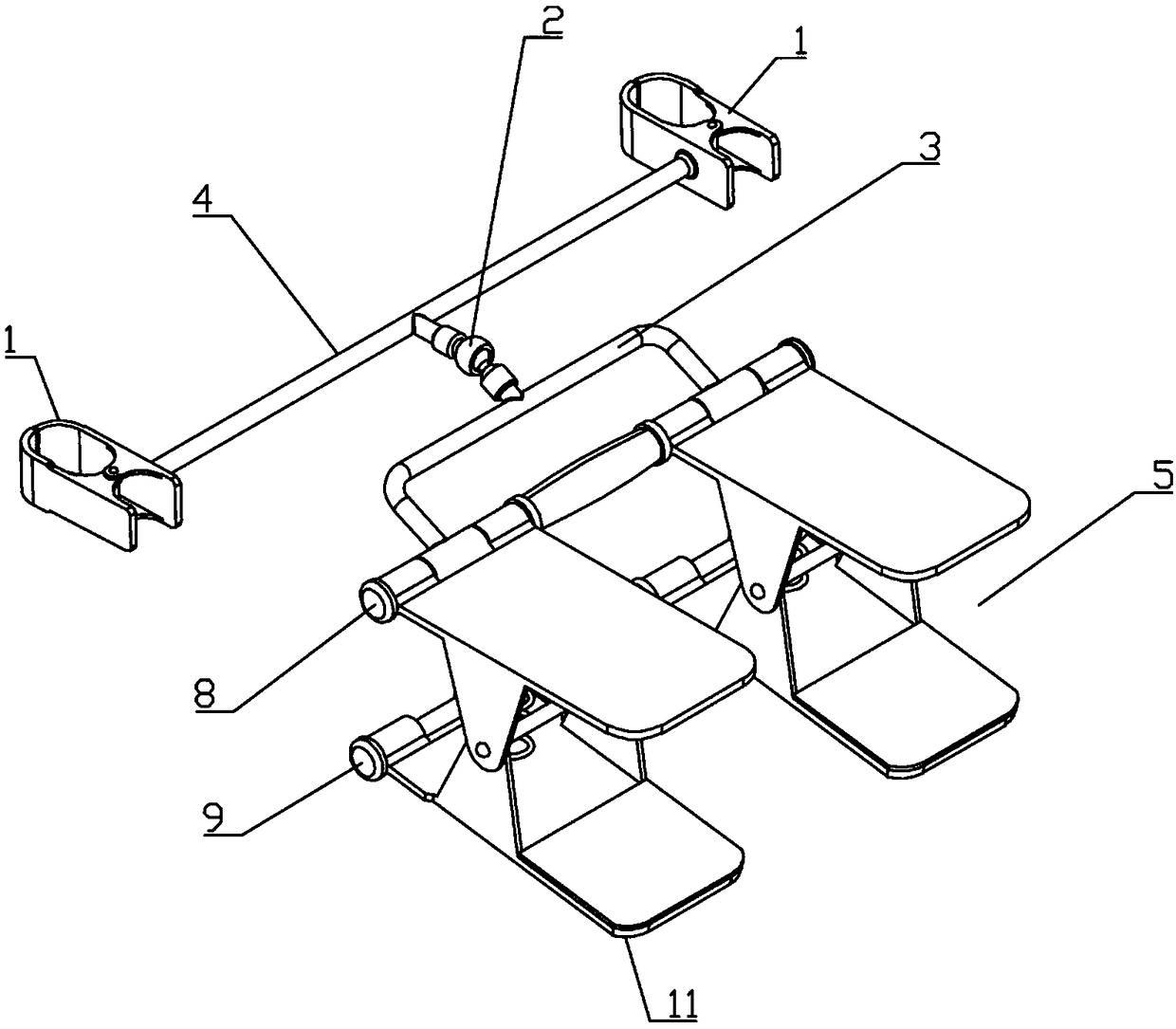 Balance car-baby carriage connector