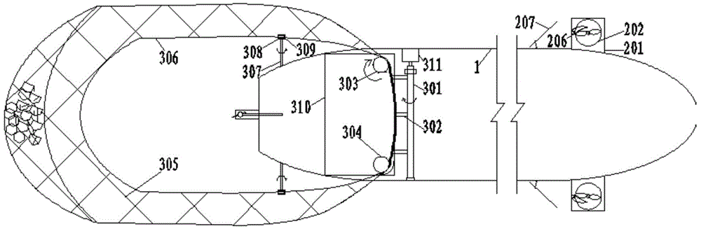 Polluted water and muddy water synchronous repair ship and application method