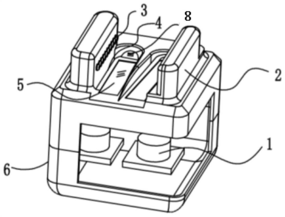 Two-finger vein verification device and method