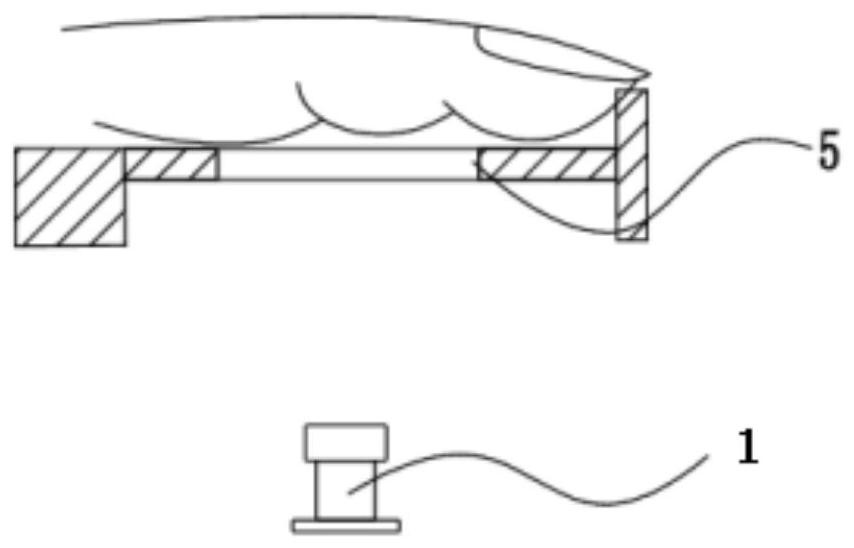 Two-finger vein verification device and method