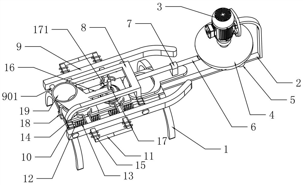 Groove punching device for metal dust covers of automatic deep groove ball bearing