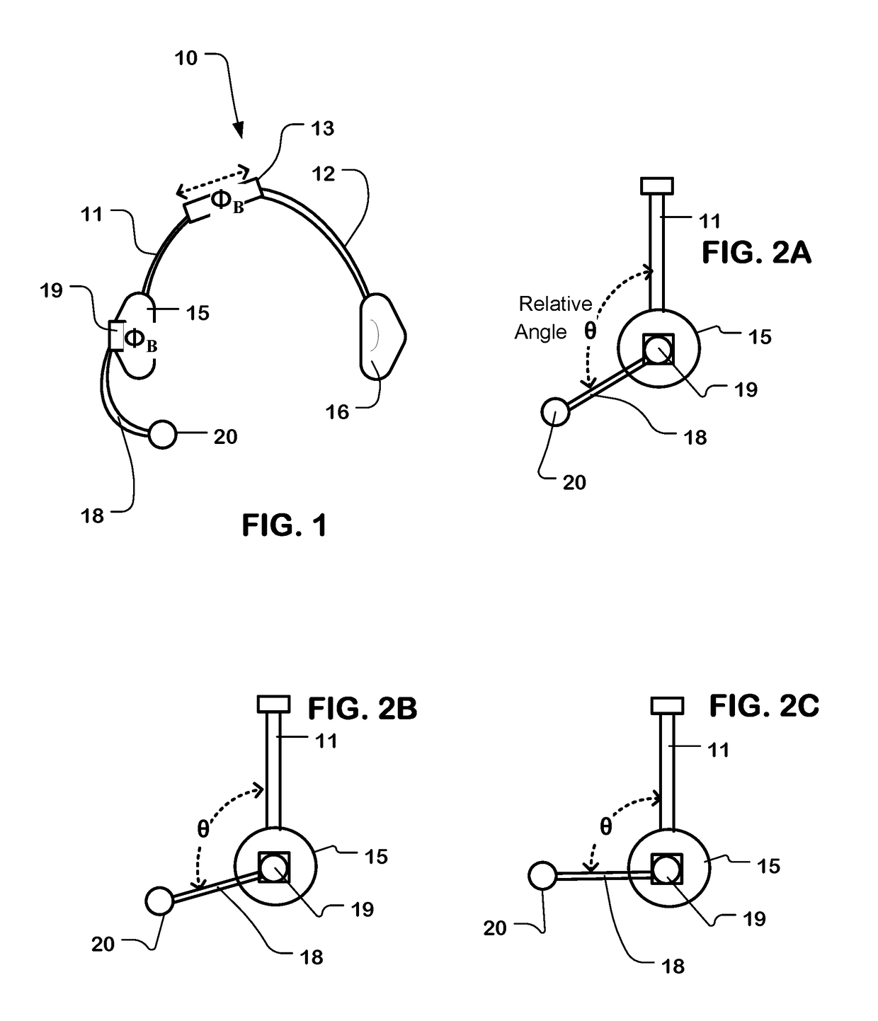 Headset with magnetic frictional coupler