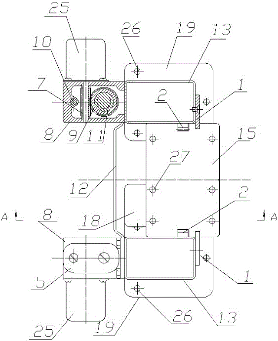 Vertical lifting mechanism for automatic-semiautomatic wall surface pasting machine