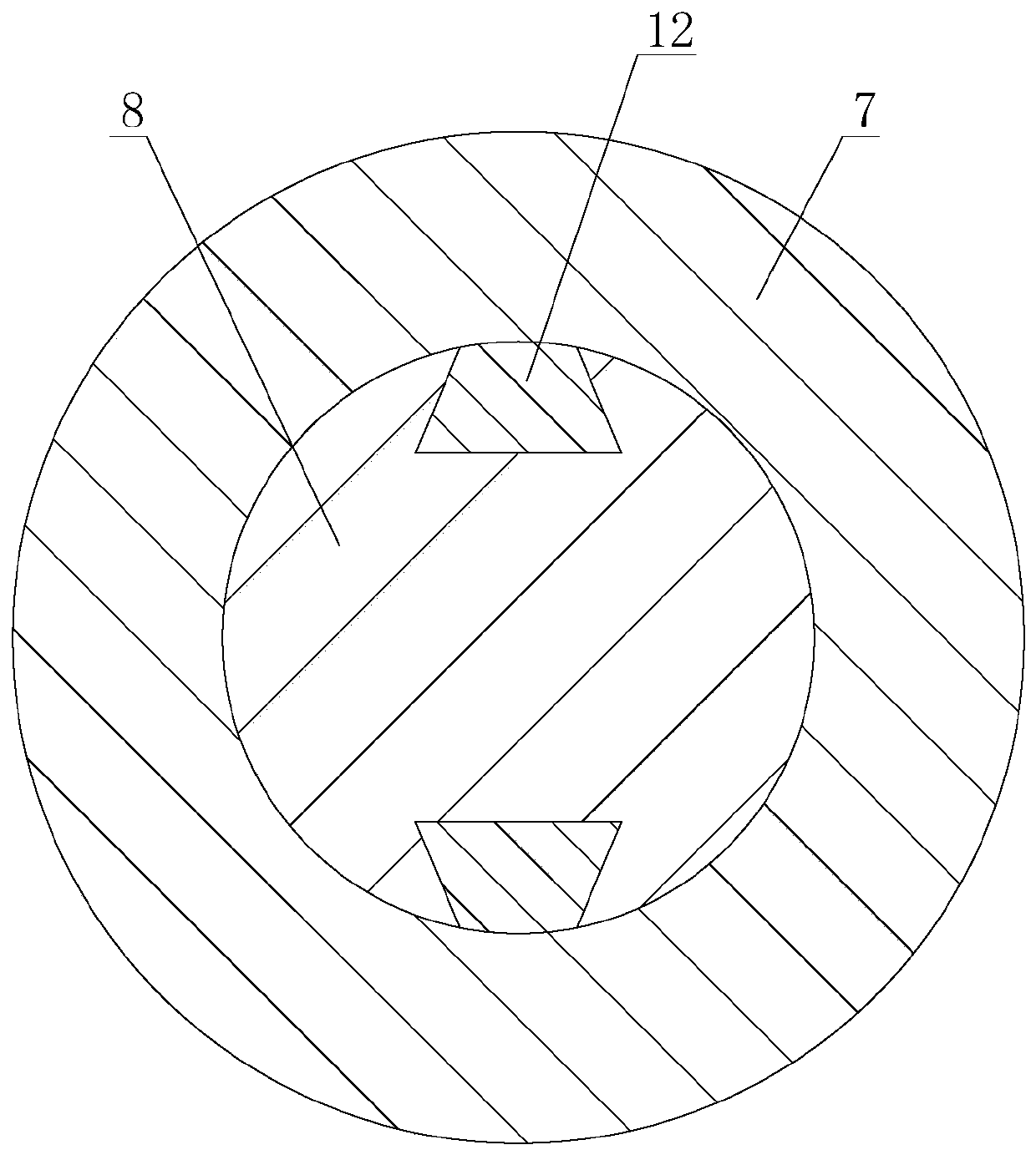 Electric-car charging device with charging head stable in socket connection