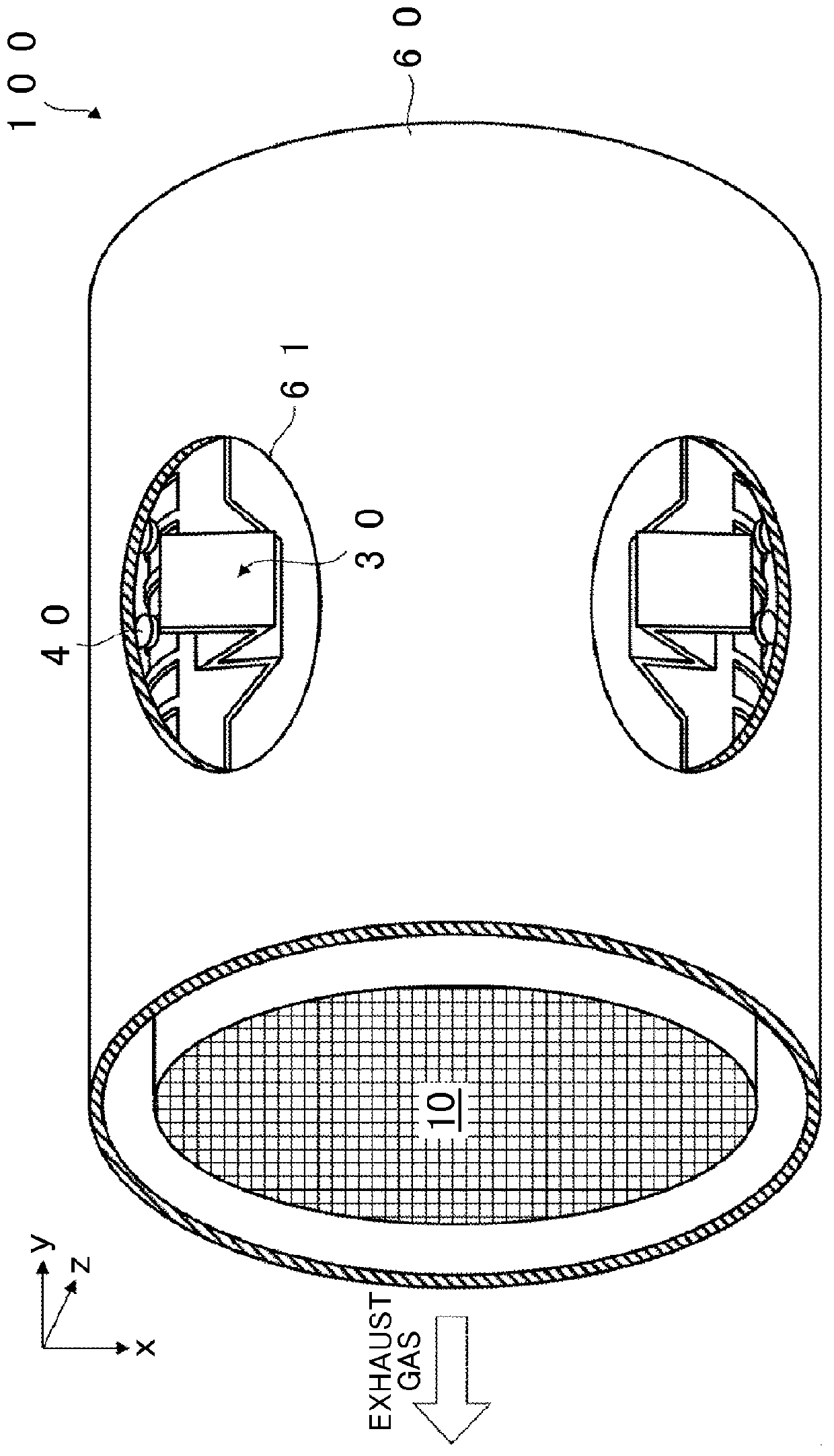 Electrically heated catalyst device