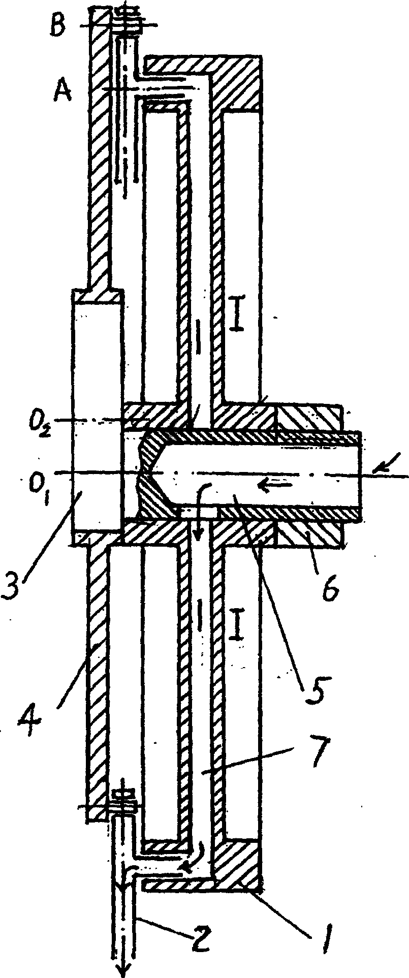 Wheel type injection irrigation device