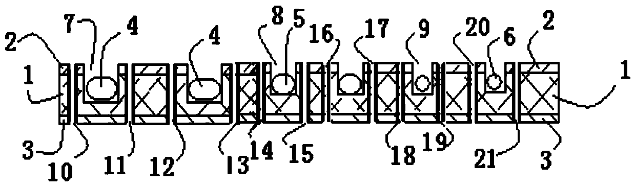 An integrated circuit substrate