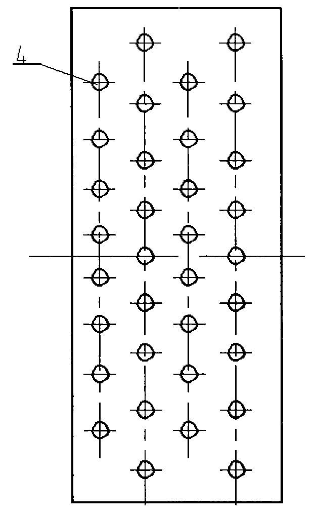 Square or flat material production line jet cooling system