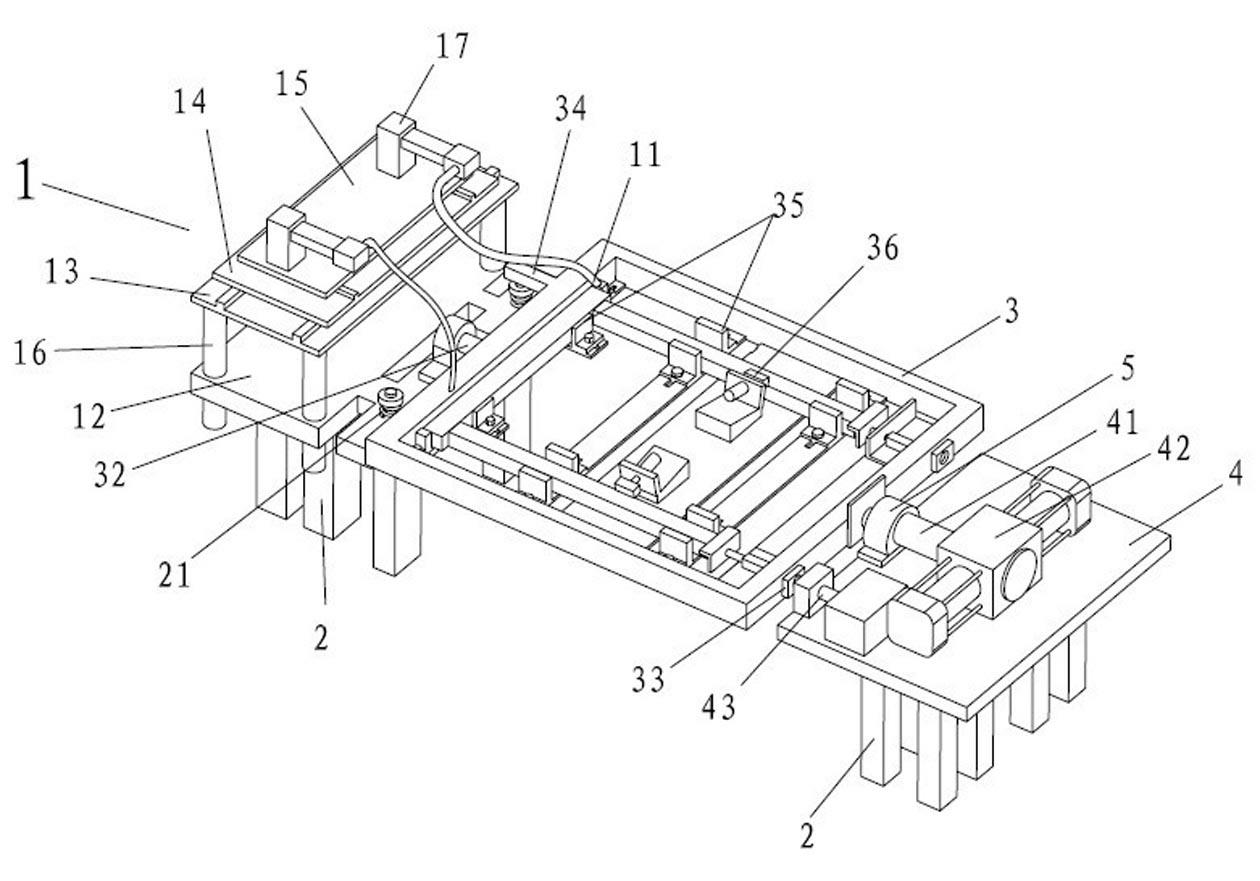 Welding device capable of being overturned automatically