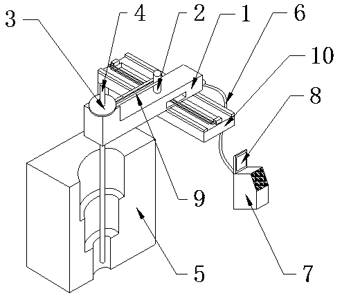 Radiation underground measurement and control system