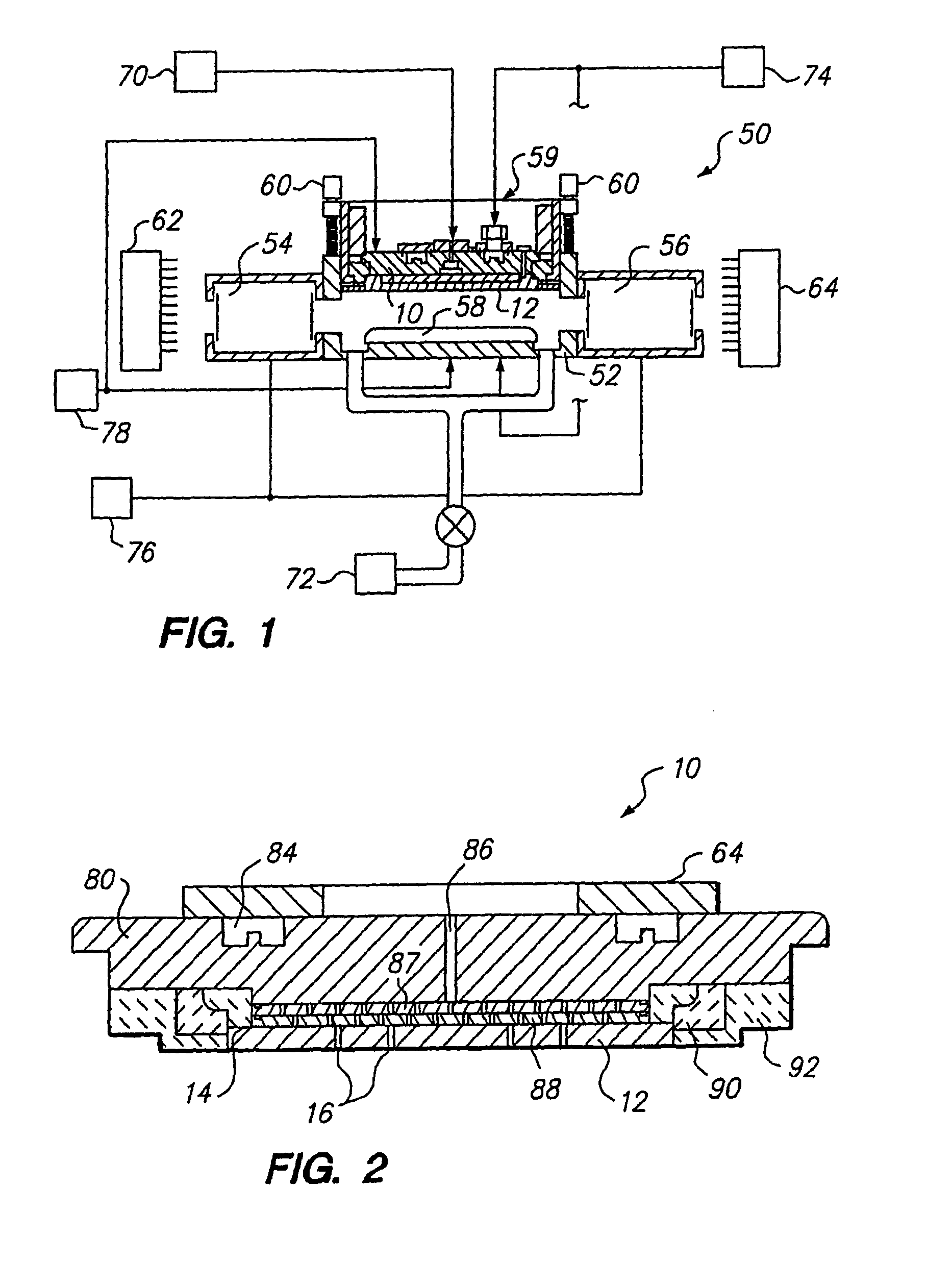 Electrode for plasma processes and method for manufacture and use thereof