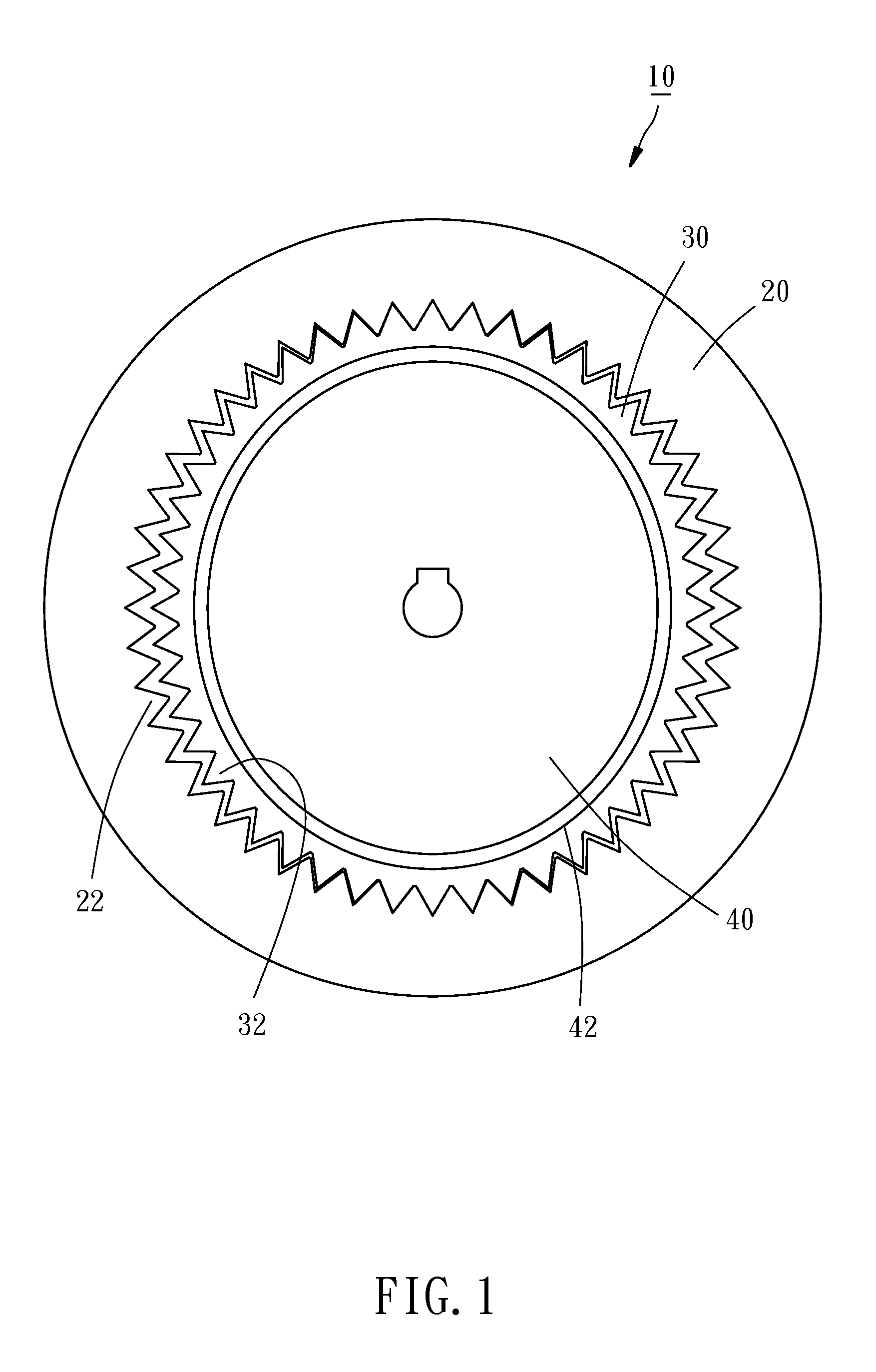 Harmonic drive achieving a high meshing efficiency