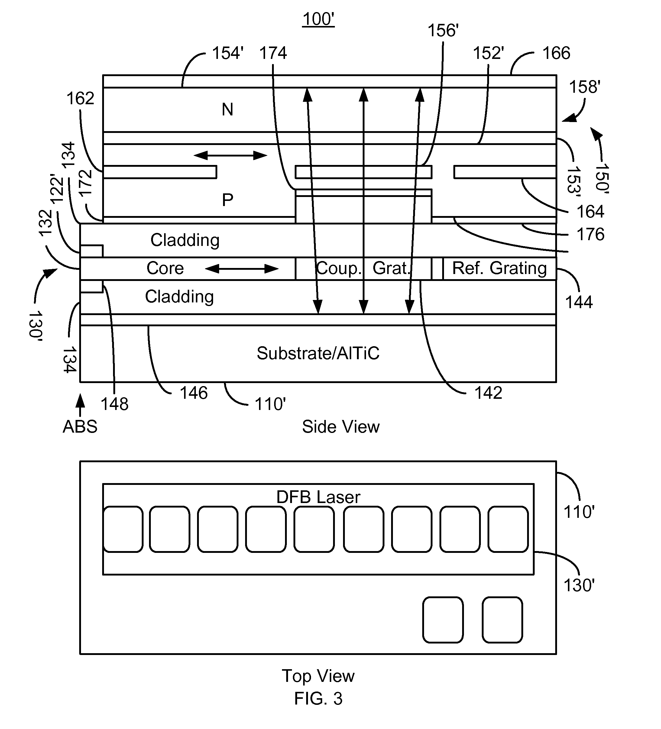 Method and system for providing energy assisted magnetic recording disk drive using a distributed feedback laser