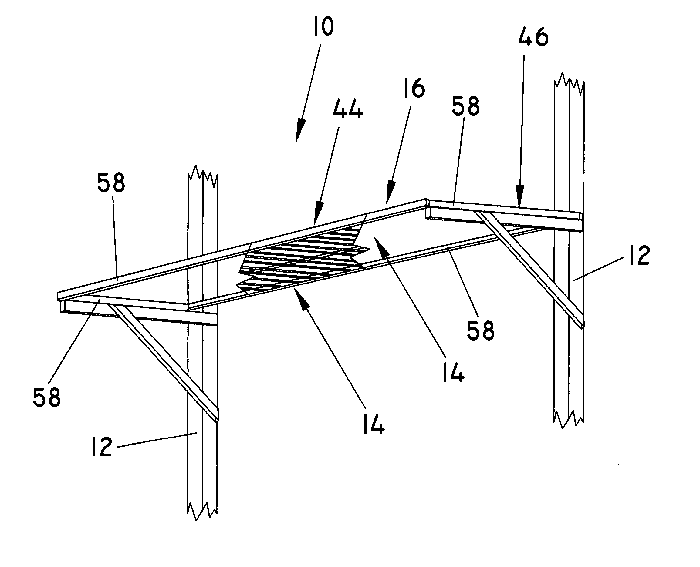 Elevated work platform