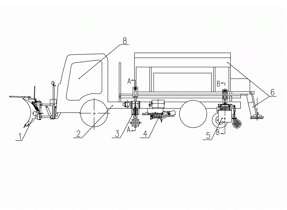 Vehicle-mounted multifunctional snow remover