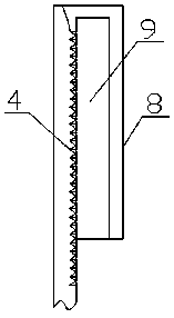 Scissors with detachable handle for pruning peach tree