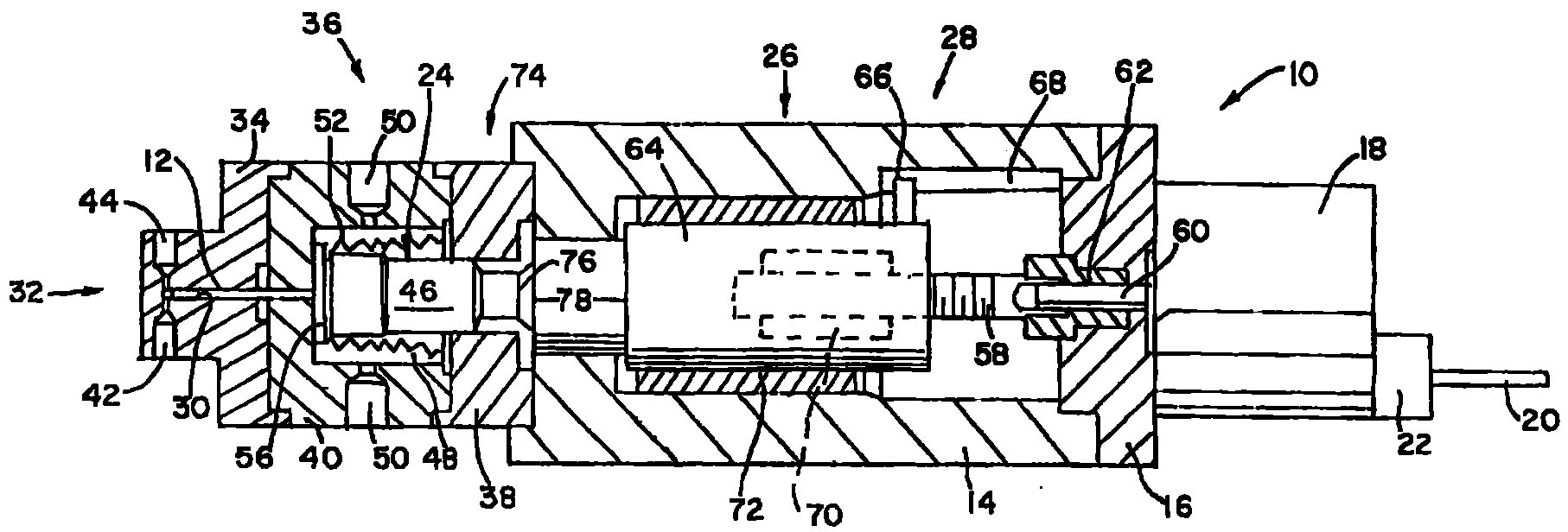 High pressure low volume pump