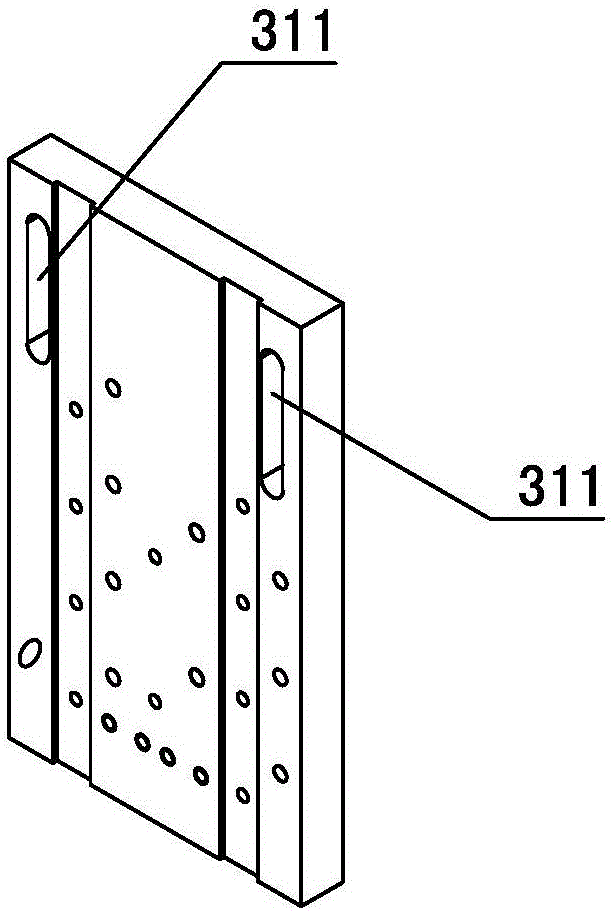 Pin location testing mechanism