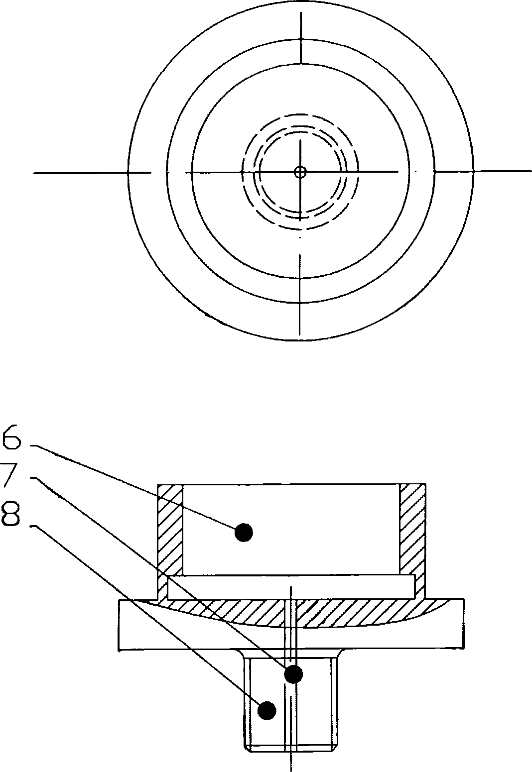 Centrifugal pump body