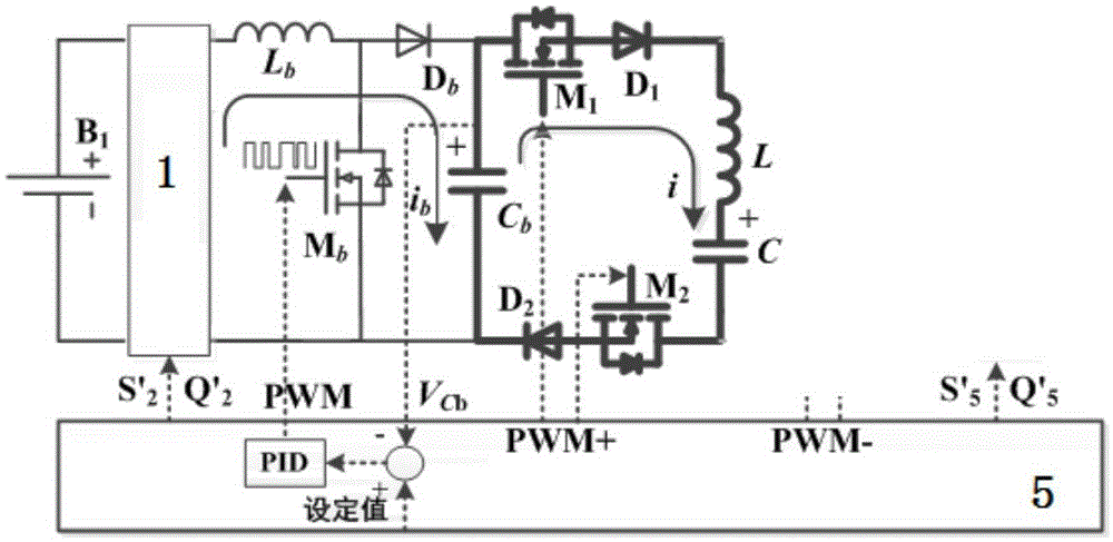 Power battery pack equalization circuit and implementation method based on boost conversion and soft switching