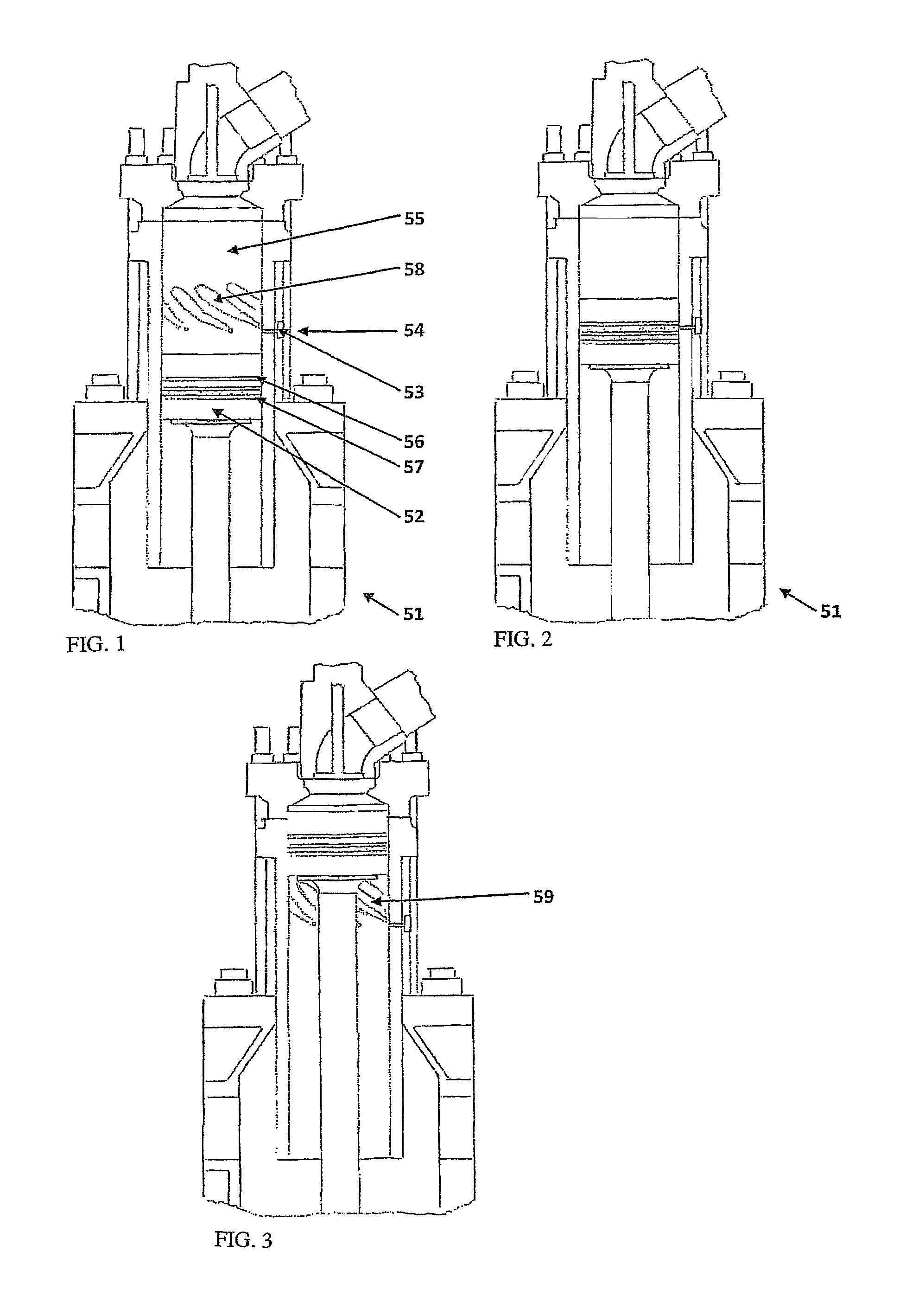 Lubrication of cylinders of large diesel engines, such as marine engines