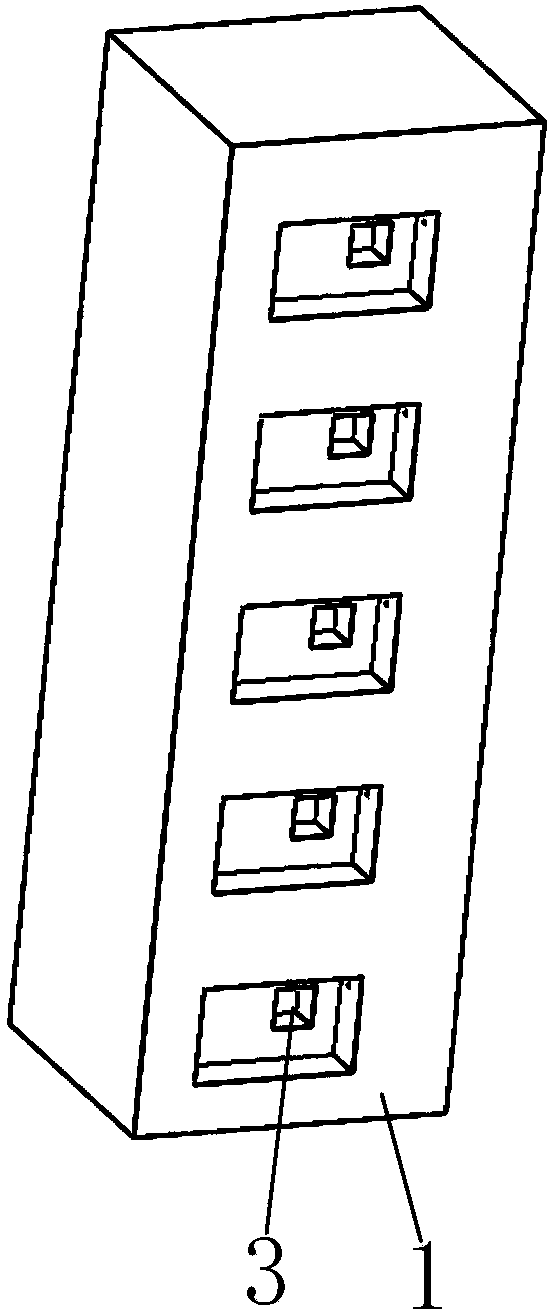 Quickly-opened telescopic type fire escape device for tall building