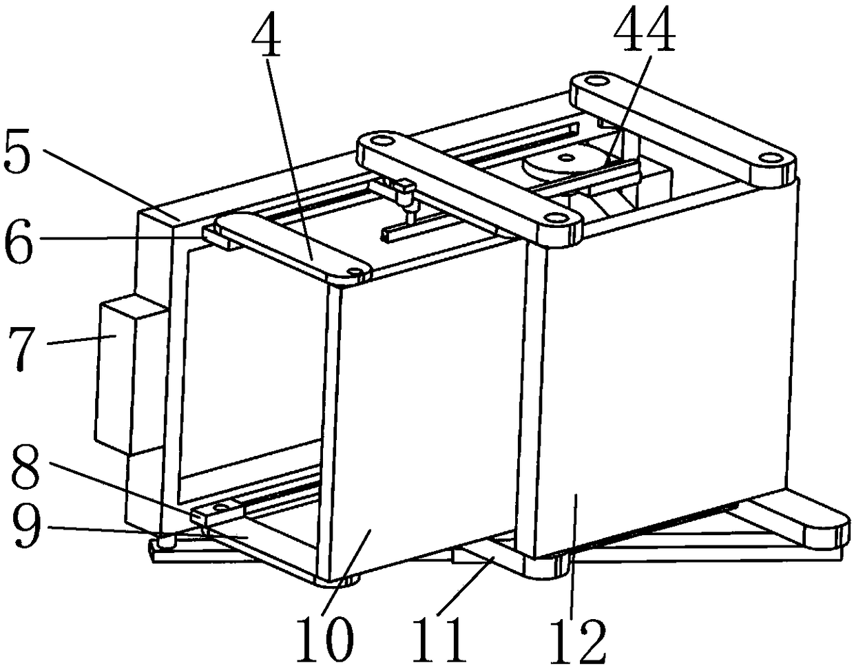 Quickly-opened telescopic type fire escape device for tall building