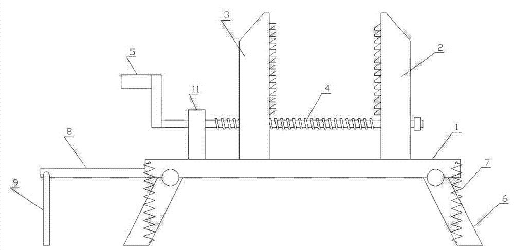 Floor pipe wrench