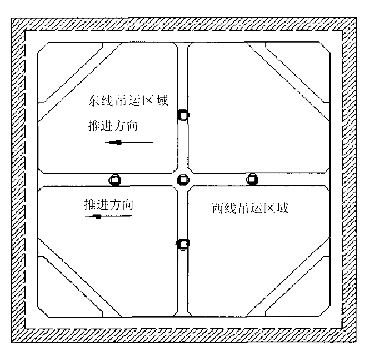 Quick transportation method in medium-diameter and long-distance tunnel shield construction